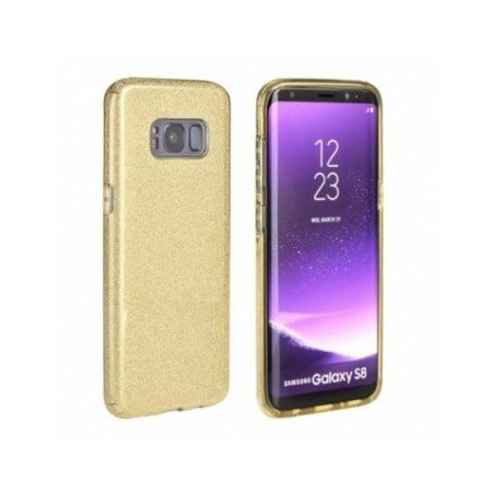 SHINING auf Samsung Galaxy A71 FORCELL Abdeckung TPU Gold