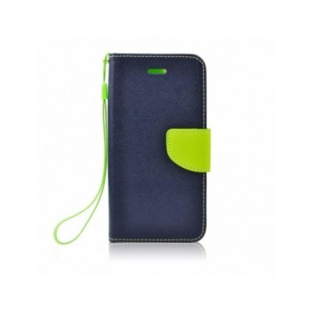 Fancy Book auf Apple iPhone X Brieftaschenetui Blau
