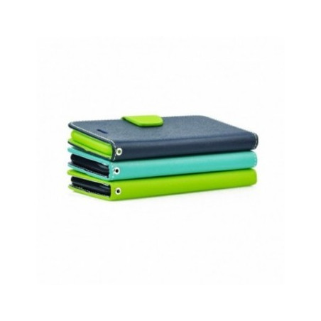 Fancy Book auf Apple iPhone X Brieftaschenetui Blau