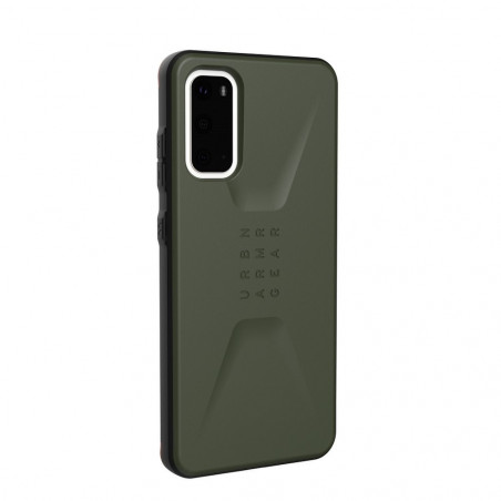 Civilian, olive drab auf Samsung Galaxy S20 UAG Urban Armor Gear Gehärtete Abdeckung Grün