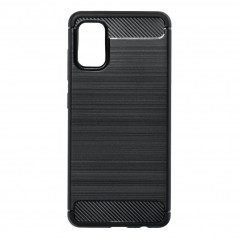 Samsung Galaxy A41 Hülle Carbon Elegant  Schwarz