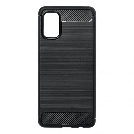 Samsung Galaxy A41 Hülle Carbon Elegant  Schwarz