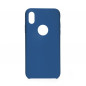 Forcell Silicone auf Apple iPhone X FORCELL Silikonhülle Blau