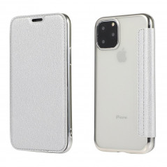 ELECTRO BOOK auf Samsung Galaxy S20 Plus FORCELL Etui aus 100% Naturleder & TPU Silber