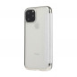 ELECTRO BOOK auf Apple iPhone 11 Pro Max FORCELL Etui aus 100% Naturleder & TPU Silber