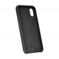 Forcell Silicone auf Apple iPhone XS FORCELL Silikonhülle Schwarz