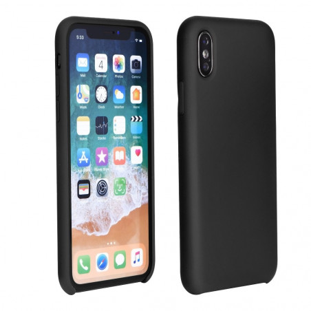Samsung Galaxy A51 LTE Hülle Silicone Elegant  Schwarz