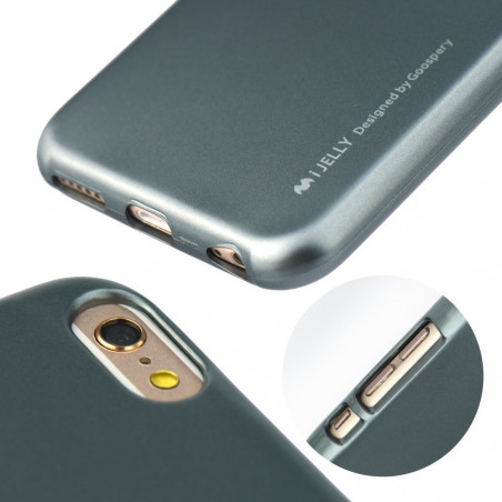 i-Jelly auf Apple iPhone 7 Plus MERCURY Abdeckung TPU Grau