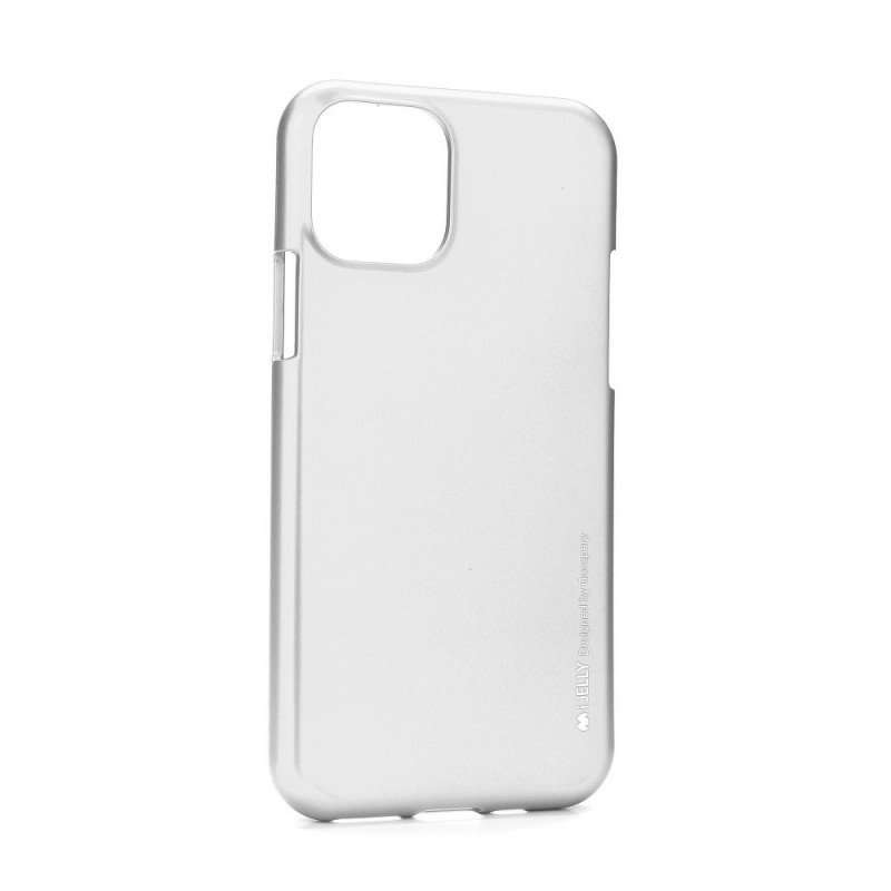 i-Jelly auf Apple iPhone 11 Pro Max MERCURY Abdeckung TPU Silber