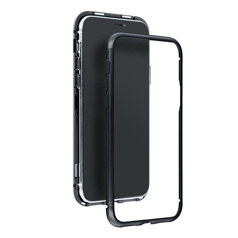 MAGNETO auf Samsung Galaxy S20 Silikon-Handyhülle Schwarz