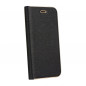 Samsung Galaxy A71 LTE Book Handytaschen LUNA Book Gold Elegant  Schwarz