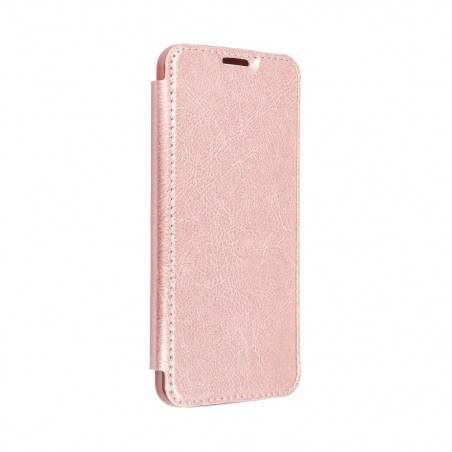 ELECTRO BOOK auf Samsung Galaxy A51 FORCELL Etui aus 100% Naturleder & TPU Gold