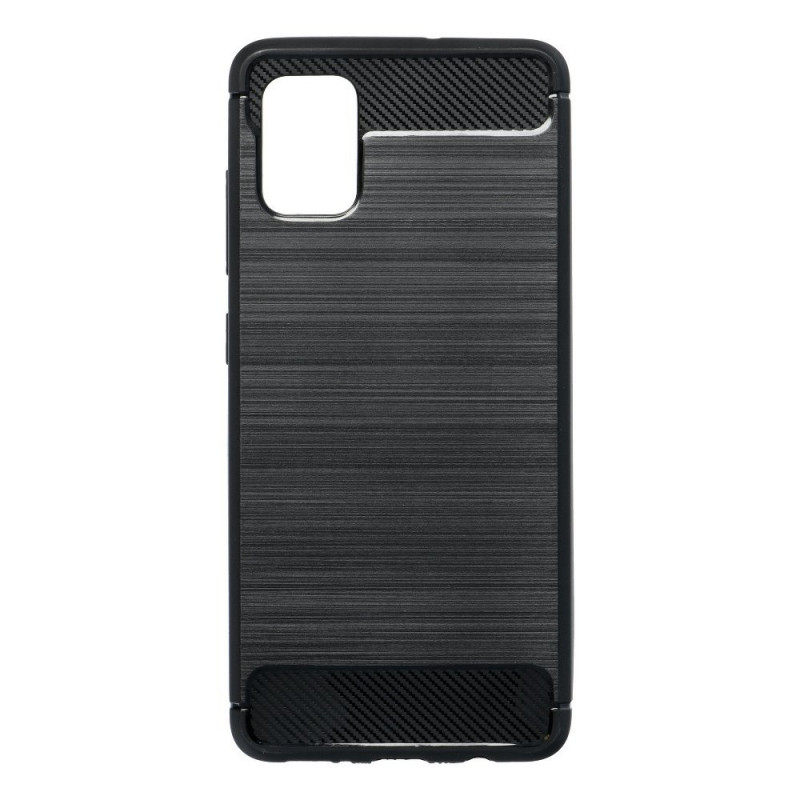 Samsung Galaxy A71 5G Hülle Carbon Elegant  Schwarz