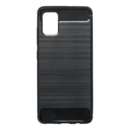 Samsung Galaxy A71 5G Hülle Carbon Elegant  Schwarz