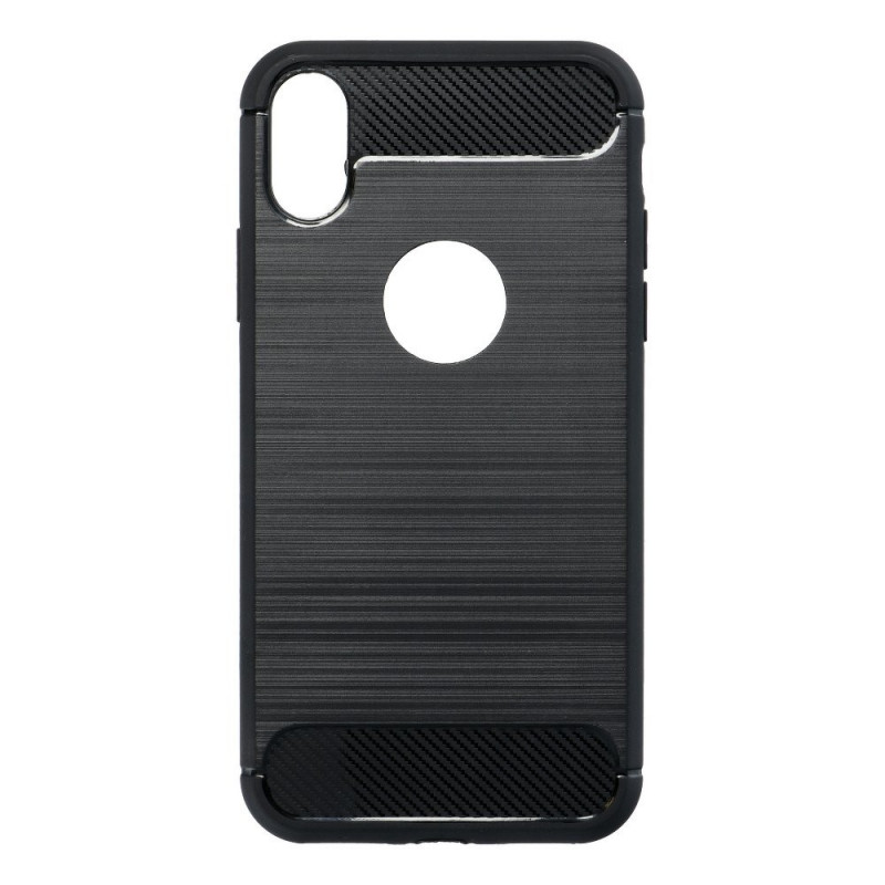 Apple iPhone 12 Hülle Carbon Elegant  Schwarz