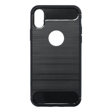 Apple iPhone 12 Hülle Carbon Elegant  Schwarz