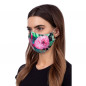 Face mask - flower Mehrfarben