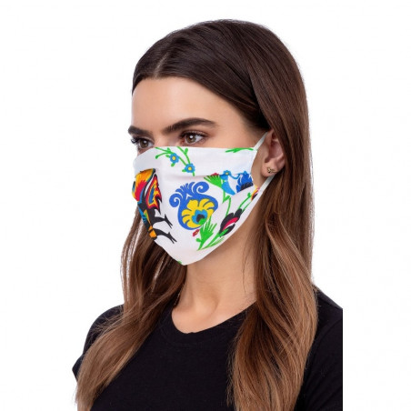 Face mask - folklore Mehrfarben