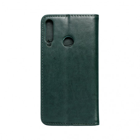 Magnet Book auf Huawei P40 Lite E Brieftaschenetui Grün