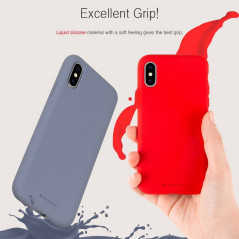 Mercury Silicone auf Samsung Galaxy S20 Ultra Silikonhülle Schwarz
