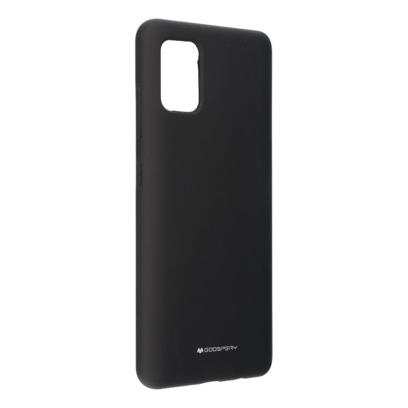 Mercury Silicone auf Samsung Galaxy A51 Silikonhülle Schwarz