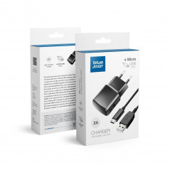 Travel Charger Micro USB Universal 2A with Cable Black
