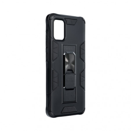 DEFENDER auf Samsung Galaxy A51 FORCELL Gehärtete Abdeckung Schwarz