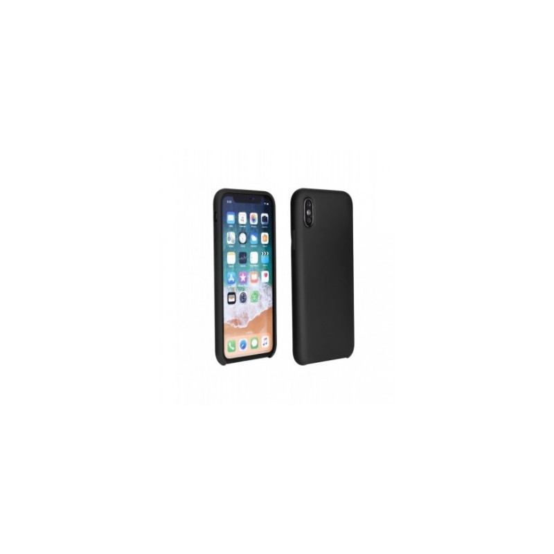 Forcell Silicone auf Huawei P30 FORCELL Silikonhülle Schwarz