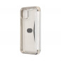 ELECTRO BOOK auf Apple iPhone 12 mini FORCELL Etui aus 100% Naturleder & TPU Silber