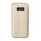 Book Elegance auf Samsung Galaxy A42 5G FORCELL Brieftaschenetui Gold