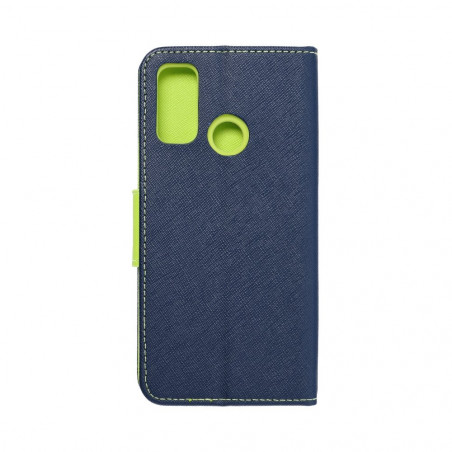 Huawei P Smart 2021 Book Handytaschen Fancy Book Marine / Limette