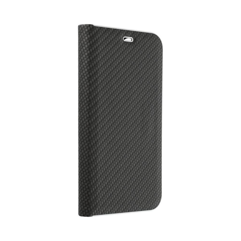 Luna Carbon auf Samsung Galaxy M51 Brieftaschenetui Schwarz