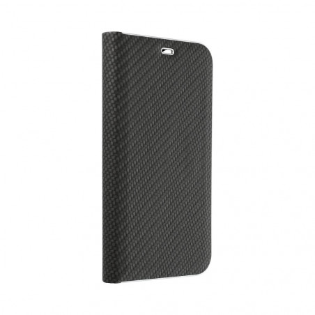 Luna Carbon auf Samsung Galaxy M51 Brieftaschenetui Schwarz