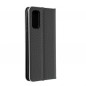 Samsung Galaxy S20 FE Book Handytaschen LUNA Book Carbon Kohlenstoff-Faser, Elegant  Schwarz