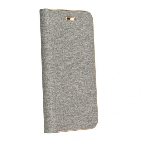 Huawei P Smart 2021 Book Handytaschen LUNA Book Gold Elegant  Silber