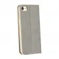 Huawei P Smart 2021 Book Handytaschen LUNA Book Gold Elegant  Silber