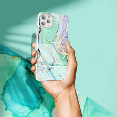 Marble cosmo auf Apple iPhone 12 mini FORCELL Abdeckung TPU Mehrfarben