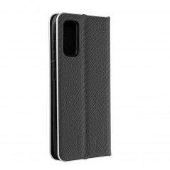 Samsung Galaxy S21 5G Book Handytaschen LUNA Book Carbon Kohlenstoff-Faser, Elegant  Schwarz