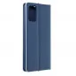 Samsung Galaxy S21 Plus 5G Book Handytaschen LUNA Book Carbon Kohlenstoff-Faser, Elegant  Blau