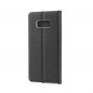 Luna Book Silver auf Samsung Galaxy A42 5G FORCELL Brieftaschenetui Schwarz