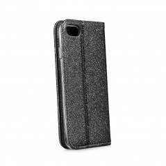 SHINING Book auf Samsung Galaxy A42 5G FORCELL Brieftaschenetui Schwarz