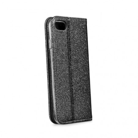 SHINING Book auf Samsung Galaxy A42 5G FORCELL Brieftaschenetui Schwarz