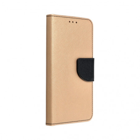 Fancy Book auf Samsung Galaxy A42 5G Brieftaschenetui Gold