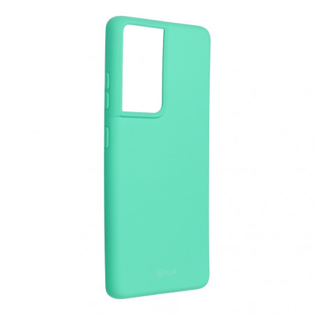 Colorful Jelly Case auf Samsung Galaxy S21 Ultra 5G Roar Abdeckung TPU Grün
