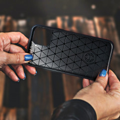 XIAOMI Redmi Note 10 5G Hülle Carbon Elegant  Schwarz