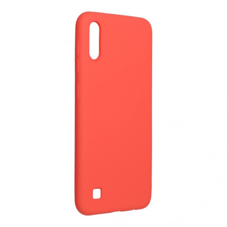 Samsung Galaxy A12 Hülle Silicone Elegant  Pfirsich