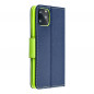XIAOMI Redmi Note 10 5G Book Handytaschen Fancy Book Marine / Limette