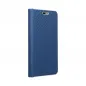 Samsung Galaxy A72 LTE Book Handytaschen LUNA Book Carbon Kohlenstoff-Faser, Elegant  Blau