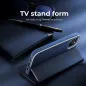 Samsung Galaxy A72 LTE Book Handytaschen LUNA Book Carbon Kohlenstoff-Faser, Elegant  Blau