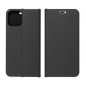 Samsung Galaxy A32 5G Book Handytaschen LUNA Book Carbon Kohlenstoff-Faser, Elegant  Schwarz